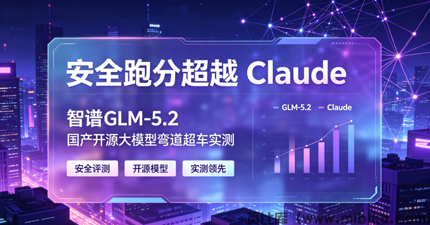 智谱 GLM5.2 安全跑分超越 Claude，国产开源大模型弯道超车实测