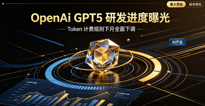 OpenAI GPT5 研发进度曝光，Token 计费规则下月全面下调