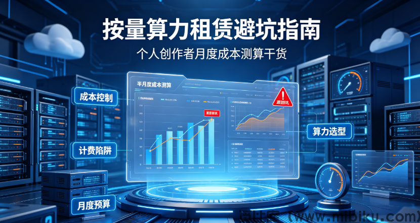 按量算力租赁避坑指南，个人创作者月度成本测算干货