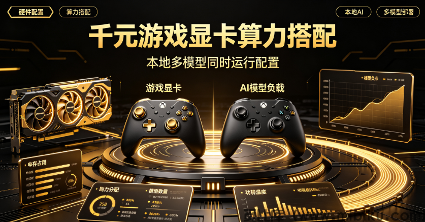 千元游戏显卡算力搭配，本地多模型同时运行配置