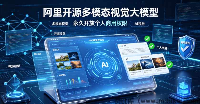 阿里开源多模态视觉大模型，永久开放个人商用权限